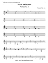 Open String Bow Workouts for Violin, Book One - PDF Download